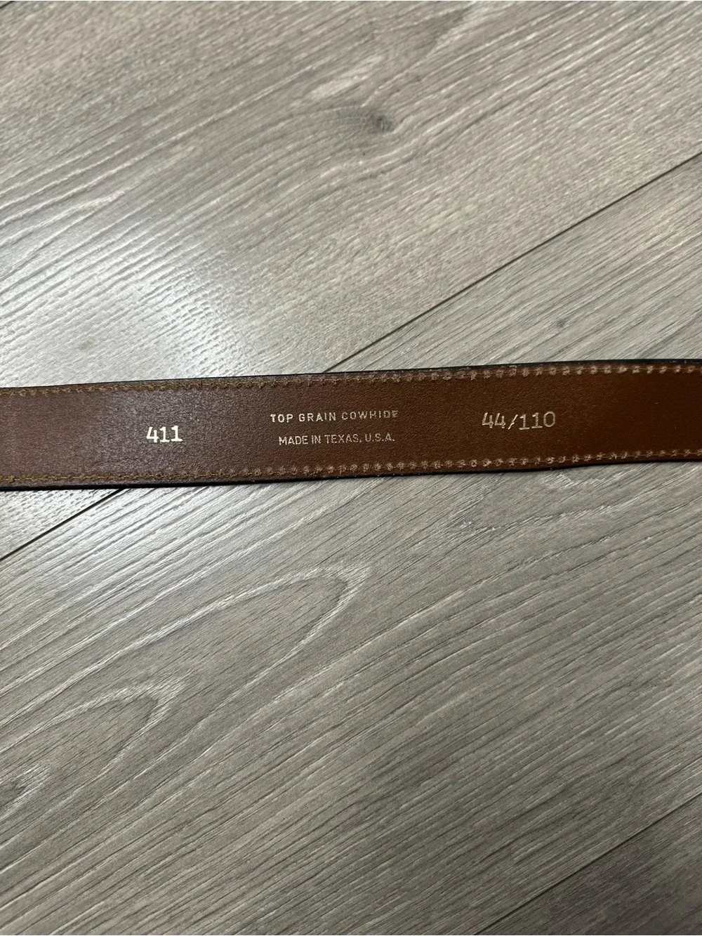 Premium Tan Leather Dress Belt Strap